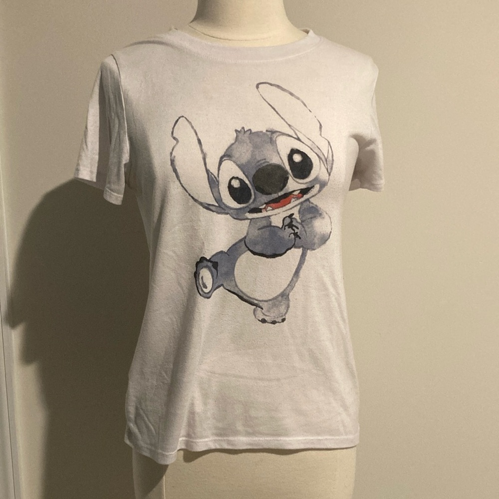 White Disney’s Stitch Graphic T-shirt